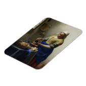 Johannes Vermeer "The Milkmaid" Magnet (Linke Seite)