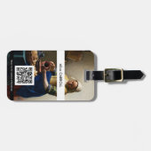 Johannes Vermeer - The Milkmaid - QR-Code Gepäckanhänger (Vorderseite horizontal)
