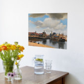 Johannes Vermeer, van Deft, View of Delft Foliendrucke (Ablage(Küche))