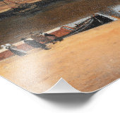 Johannes Vermeer, van Deft, View of Delft Fotodruck (Ecke)