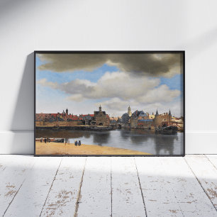 Johannes Vermeer, van Deft, View of Delft Fotodruck