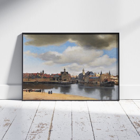 Johannes Vermeer, van Deft, View of Delft Fotodruck