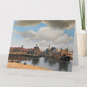 Johannes Vermeer, van Deft, View of Delft Karte