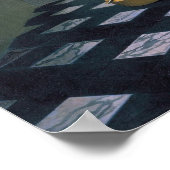 Johannes Vermeer, van Delft, The Music Lesson Poster (Ecke)