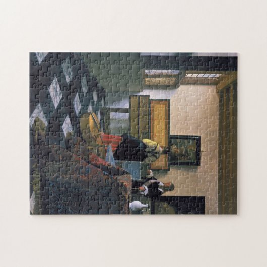 Johannes Vermeer, van Delft, The Music Lesson Puzzle (Horizontal)