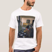 Johannes Vermeer, van Delft, The Music Lesson T-Shirt (Vorderseite)