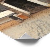 Johannes Vermeer View Houses in Delft Poster (Ecke)