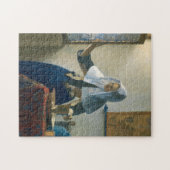 Johannes Vermeer Young Woman mit Wasserpitcher Puzzle (Horizontal)
