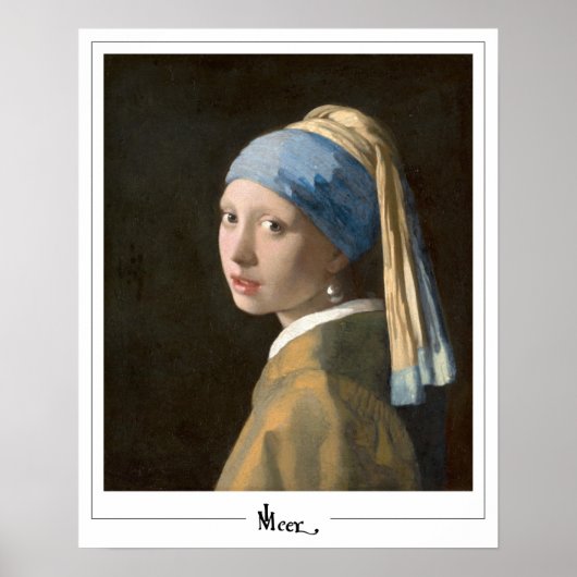 Johannes Vermeer Zedign Art Poster #13 (Vorne)