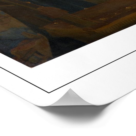 Johannes Vermeer Zedign Art Poster #14 (Ecke)