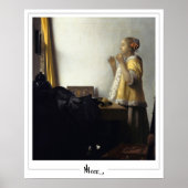Johannes Vermeer Zedign Art Poster #15 (Vorne)