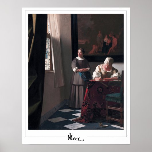 Johannes Vermeer Zedign Art Poster #18 (Vorne)