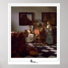 Johannes Vermeer Zedign Art Poster #19
