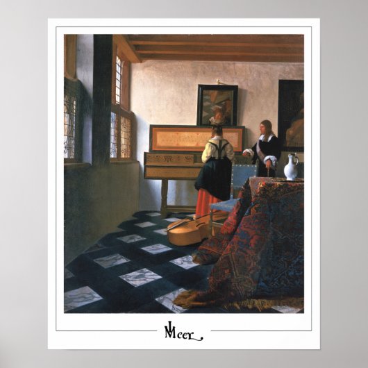 Johannes Vermeer Zedign Art Poster #20 (Vorne)