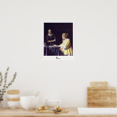 Johannes Vermeer Zedign Art Poster #22 (Küche)