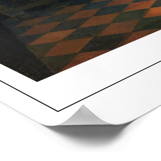 Johannes Vermeer Zedign Art Poster #24 (Ecke)