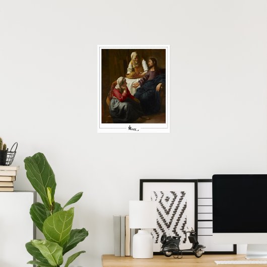 Johannes Vermeer Zedign Art Poster #25 (Heimbüro)