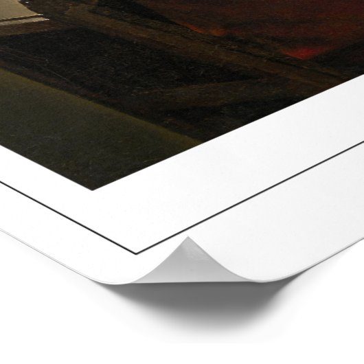 Johannes Vermeer Zedign Art Poster #26 (Ecke)