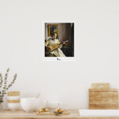 Johannes Vermeer Zedign Art Poster #30 (Küche)
