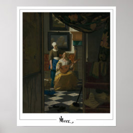 Johannes Vermeer Zedign Art Poster #32