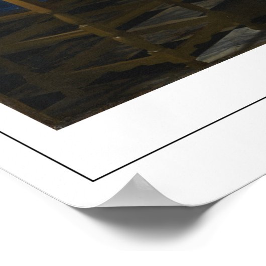 Johannes Vermeer Zedign Art Poster #33 (Ecke)