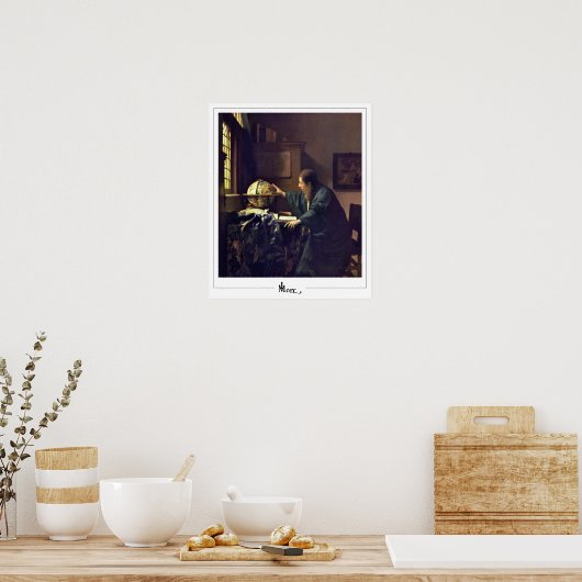 Johannes Vermeer Zedign Art Poster #36 (Küche)