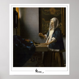 Johannes Vermeer Zedign Art Poster #37