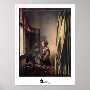 Johannes Vermeer Zedign Kunstposter #4 Poster