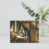 Johannes Vermeers Der Geograf (ca. 1669) Einladung (Stehend Vorderseite)