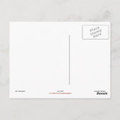 Johannes Vermeers Der Geograf (ca. 1669) Postkarte (Rückseite)