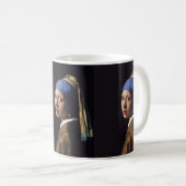Johannes Vermeer's Girl mit Perlenohrring Kaffeetasse (VorderseiteRechts)