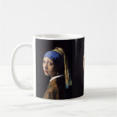 Johannes Vermeer's Girl mit Perlenohrring Kaffeetasse (Links)