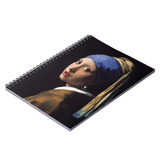 Johannes Vermeer's Girl mit Perlenohrring Notizblock (Linke Seite)