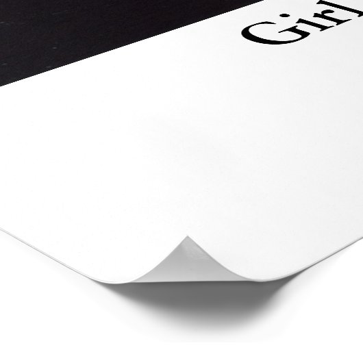 Johannes Vermeer's Girl mit Perlenohrring Poster (Ecke)