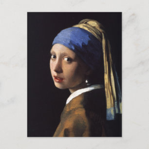 Johannes Vermeer's Girl mit Perlenohrring Postkarte