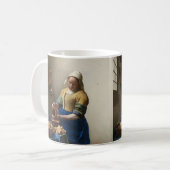 Johannes Vermeers Milchmädchen Kaffeetasse (Vorderseite Links)