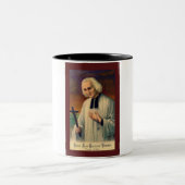Johannes Vianney Zweifarbige Tasse (Mittel)