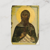 Johannes von Damaskus Orthodoxe Gebetskarte Platzkarte (Vorderseite)