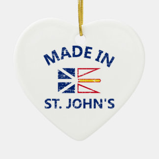 Johannes-Wappen Keramik Ornament