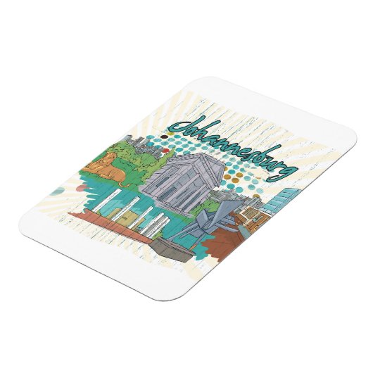 Johannesburg Magnet (Linke Seite)