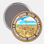 Johannesburg Magnet (Vorderseite/Rückseite)