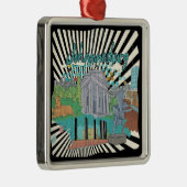 Johannesburg Ornament Aus Metall (Rechts)