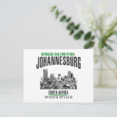 Johannesburg Postkarte (Stehend Vorderseite)