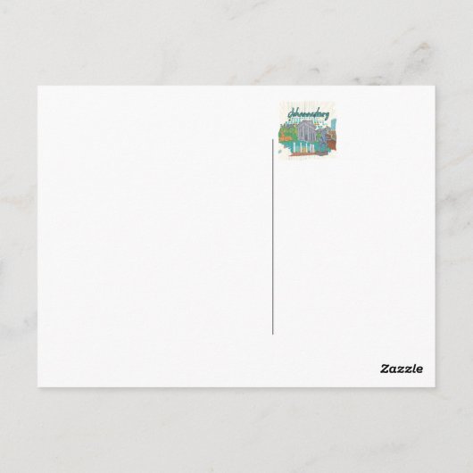 Johannesburg Postkarte (Rückseite)