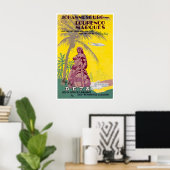 Johannesburg Reiseplakat Südafrika Kunst Poster (Heimbüro)