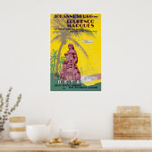 Johannesburg Reiseplakat Südafrika Kunst Poster (Küche)