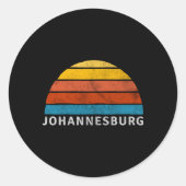 Johannesburg Runder Aufkleber (Vorderseite)