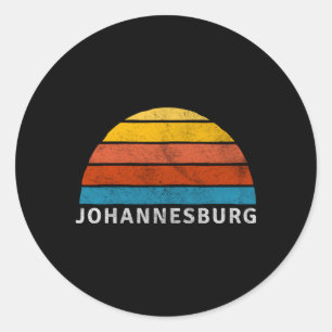 Johannesburg Runder Aufkleber