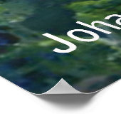 Johannesburg Stadt Bäume Poster (Ecke)