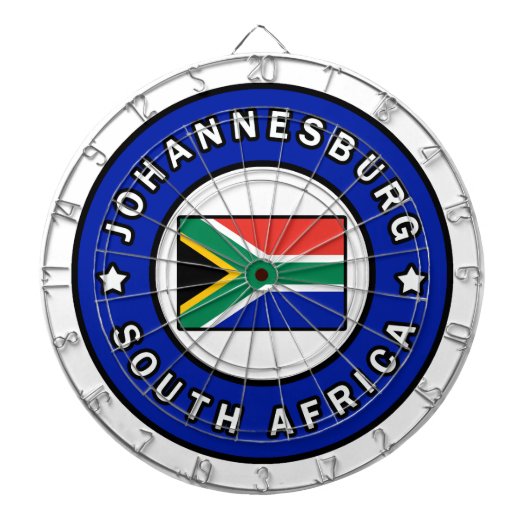 Johannesburg Südafrika Dartscheibe (vorne)